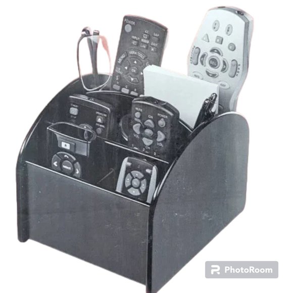 Remote Control Holder Swivel Base 360 Degrees Caddy Organizer TV Accessories NIB - Picture 1 of 3